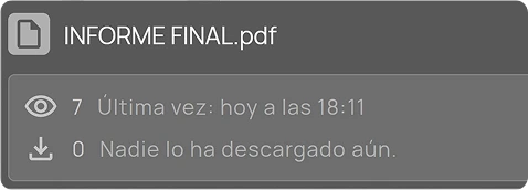 Datos de interacción con el informe IA de reuniones y entrevistas