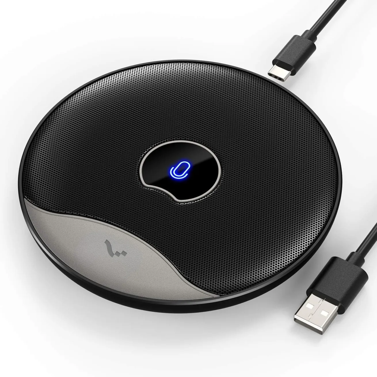 Micrófono conferencias presenciales e híbridas