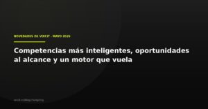 Novedades Voicit Mayo 2026 — competencias BEI, oportunidades y motor más rápido