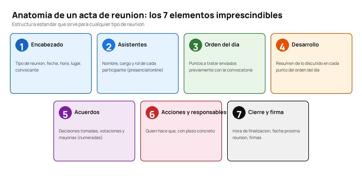 Modello per il verbale di riunione: 7 elementi essenziali con esempi visivi