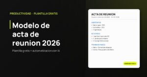 Modello per verbali di riunione: modello gratuito e automazione tramite intelligenza artificiale