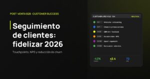 Seguimiento de clientes B2B con IA