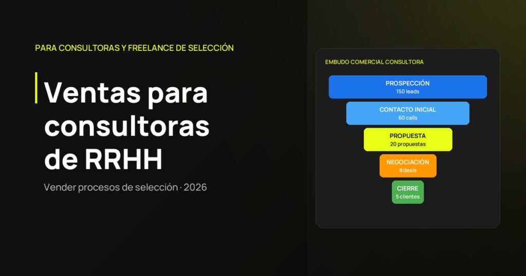 Ventas para consultoras de RRHH: cómo vender procesos de selección 2026