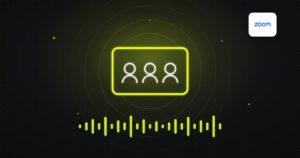 Grave reuniões do Zoom com IA em espanhol — Voicit
